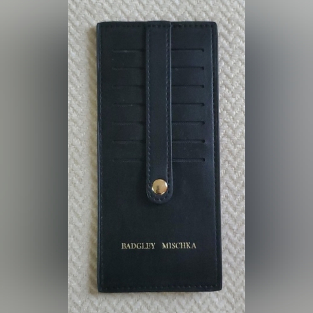 Badgley Mischka Slim Card Case Holder